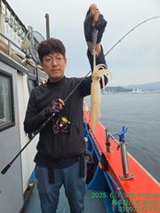 6월7일 제주잡스호 한치낚시 조황입니다  사진