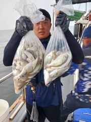 8/3일 소수인원 백조기 한가득이네요!!!! 사진