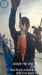 금요일 토요일 한치 자리 여유 있습니다 여수피싱도시어부 16석 루키나호  사진