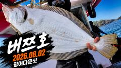 [배쯔호] 8월2일 광어다운샷 사진