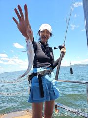 8월8일 안면도 전투피싱 전투호 백조기 조황. 사진