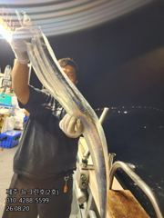 [[제주 뉴그린호(2호) 8월 20일 야간갈치 조황]] 사진