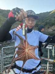 25일 야간 홈런호 대폭발 문어 실시간 조황 사진