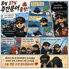 8월27일~  문어야~!!놀러왔자나~~! 사진