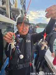 18일 군산킹마린호 쭈꾸미 굿조황 월요일자리여유 사진