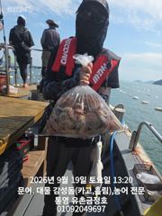 통영 금정호 오전문어 실시간 싸이즈에 마릿수 좋습니다 오늘오후 내일오전 자리있습니다 사진