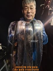 9월 24일 목. 여수 동부호 갈치낚시 (텐빈,외줄) 조황> 사진