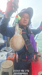 [갑오징어조황] 홍원항 주꾸미 9월 27일(일) [[[ 블랙펄호 ]] 많은 마릿수는 아니었지만 사이즈 좋은 [ 갑오징어 ]로 묵직한 손맛은 볼 수 있었습니다. 내일 정상 출조합니다. 사진