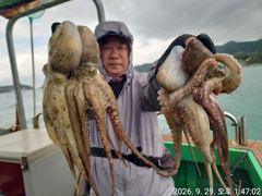 [진해] 29일세진호/돌문어kg.마릿수많이잡아~수.가능~ 사진