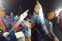 [통영만선피싱] 갈치다녀왔습니당^0^* 씨알도 마릿수도 쏘-쏘!! 7일 수요일부터 정상출조합니다 자리여유 예약가능!! 예약문의주세요~*