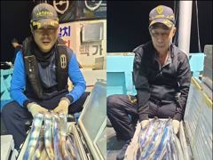 통영백가피싱)왕갈치 대박입니다!실력 차이는 있어도 모두 쿨러만땅!/월요일부터 자리널널