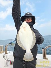 공현진 22인승 뉴창명호 광어급 왕참가자미 대박