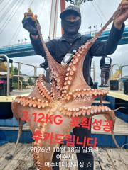 [여수,광양] 대물돌문어 3.12KG외 망태기 대박조황 입니다. … 사진