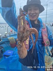 유촌 형만호 선상 문어 철수조황입니다 내일여유