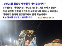 8시간전 [사천] 쭈꾸미주서담으러갑니다
